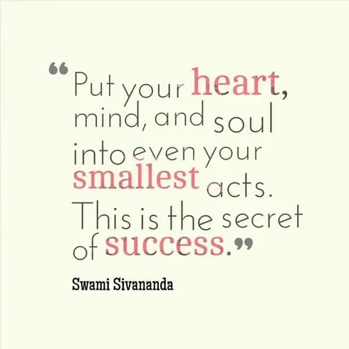 Quote Put Your Heart Soul