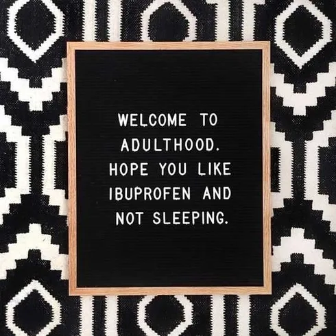 Funny Letter Board Messages Adulthood