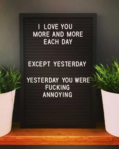 Letter Board Sayings Yesterday's Song
