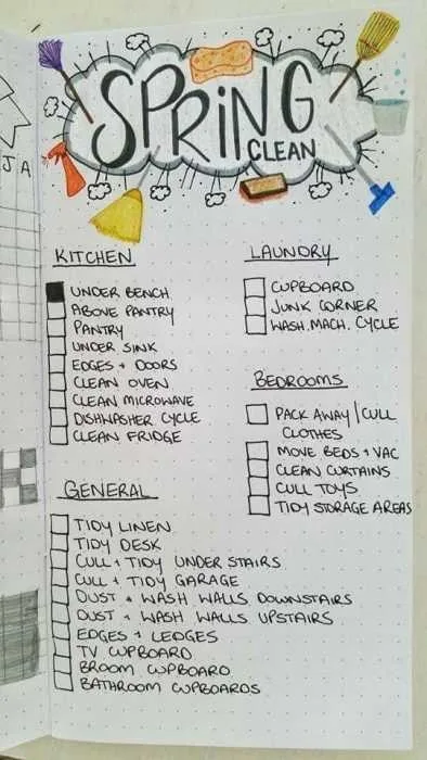 Diy Clean Spring List