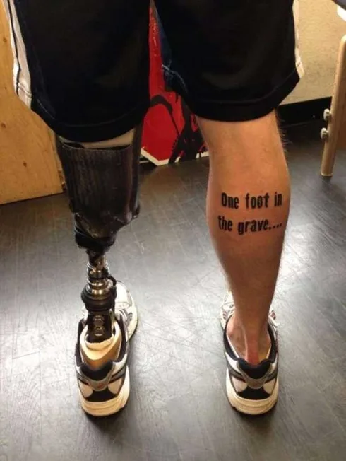 Funny-One-Foot-Ingrave Funny One Foot Ingrave