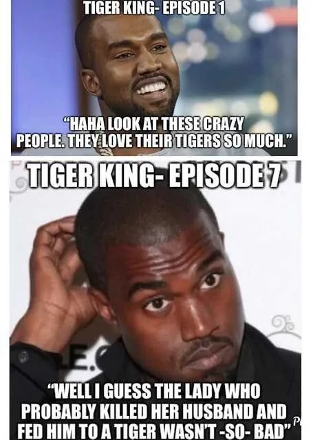 Tiger-Fed-Bad Tiger King Memes Not Sure About This Show