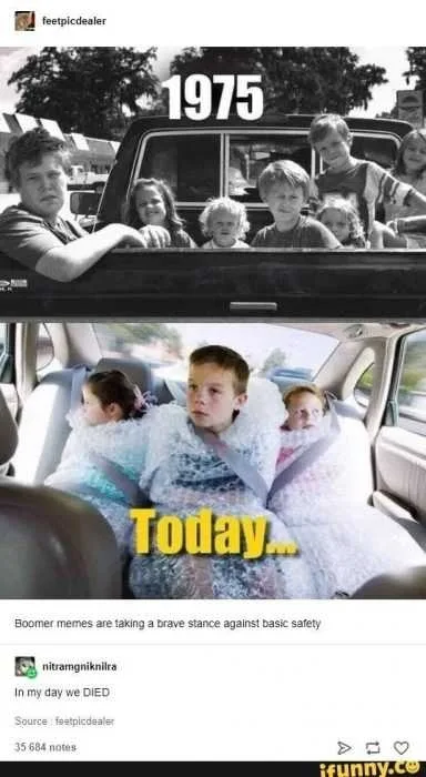 9Cc901Cd4Bc3274988D98595395Bc0C5 Comparing Boomer Safety Attitude From 1975 To Today