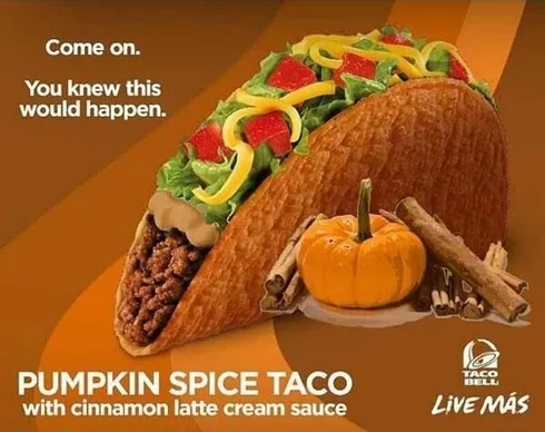 Funny-Pumpkin-Spice-Taco Funny Pumpkin Spice Taco