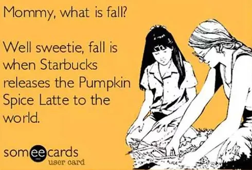 Funny-What-Is-Fall Pumpkin Spice Latte Meme Is The Definition Of Fall