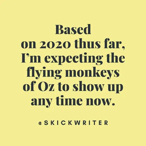 Quote-2020-Monkeys Quote About Expectations Of Things To Come In 2020