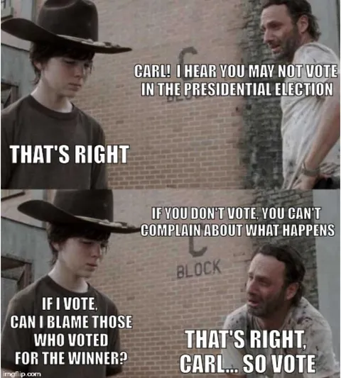 Meme-May-Not-Vote Voting Memes 2020 Defend Your Right To Complain