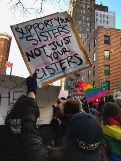 Tumblr_Okx2J7Bei11Qcqoybo4_400 Funny Protest Sign Pics Support Your Sisters Not Just Your Cisters