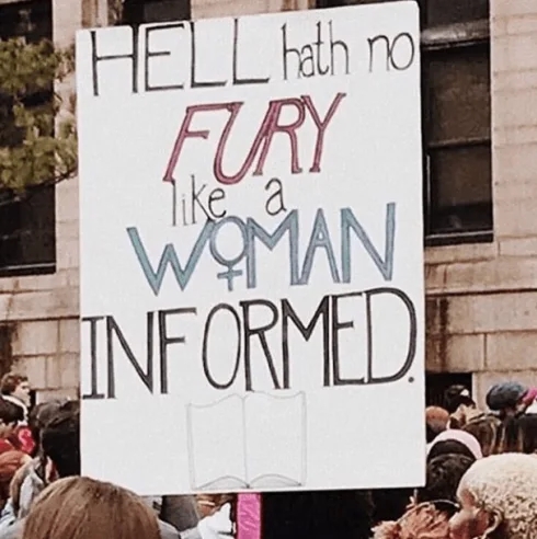 Tumblr_Pp4Aelygij1Vvme2Xo1_640 Funny Protest Sign Pictures Hell Hath No Fury Like A Woman Informed