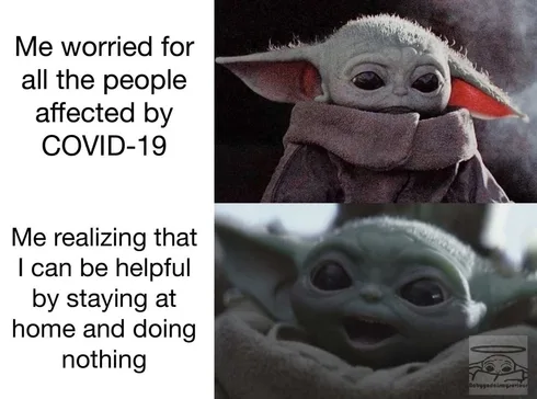 Tumblr_5Aac7E3185B014944Fb91A26Df75C3C7_227Ae996_1280 Funny Mandalorian Memes Baby Yoda Patting Himself On The Back