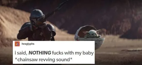 Tumblr_908Eaf6E69F4121055C2A2B9252C737F_Df553A13_1280 Funny Mandalorian Memes Leave Baby Yoda
