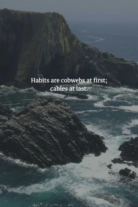 Chinese-Proverbs-To-Enlighten-Your-Mind-20 Chinese Proverbs Habits Are Easy To Break When New, But Impossible When Formed