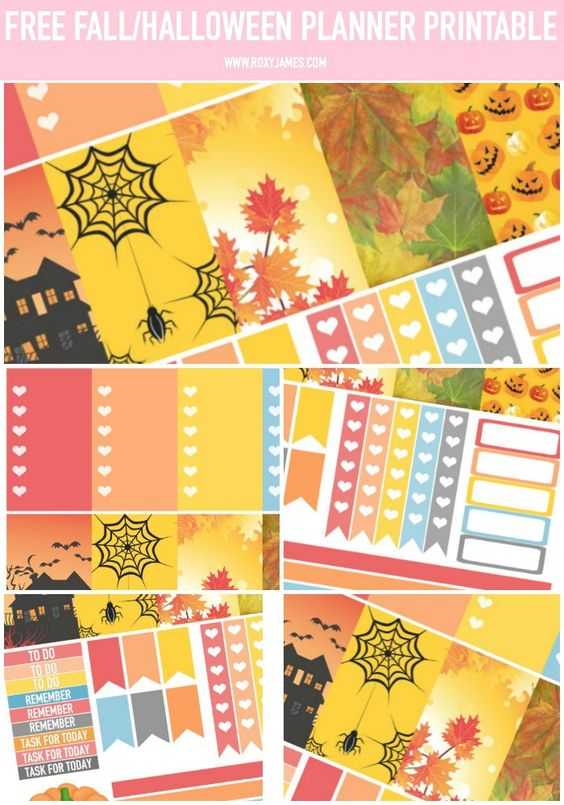 10 Free October Planner Printable Stickers | The Funny Beaver
