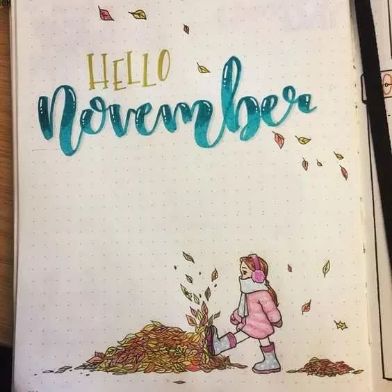 35 Beautiful And Enchanting November Bujo Ideas For Your Bullet Journal