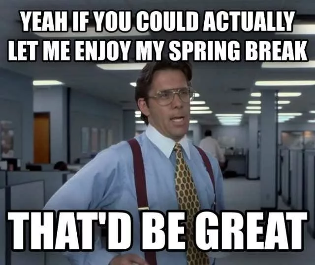 32 Funny Spring Break Memes 