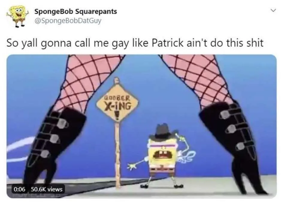 17 Hilarious Gay SpongeBob Memes The Funny Beaver