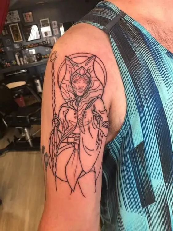 Just realized I never posted this Ahso-cat! Ahsoka with the likeness of her  cat of the same name 🙏🏻 - #tattoo #tattoos #tattooed #tattoos #… |  Instagram