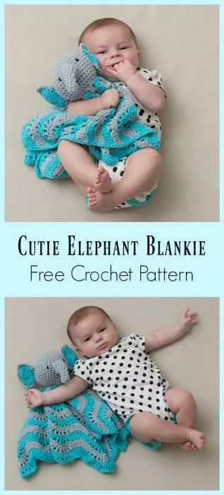 Elephant Blankie  Funny Crochet Patterns