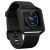 fitbit blaze black silver smartwatch