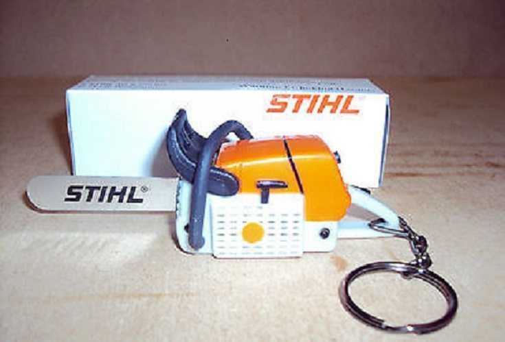 Stihl Battery Operated Chainsaw Keychain  With Sounds Featured