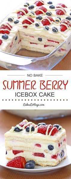 Super Berry Icebox Cake