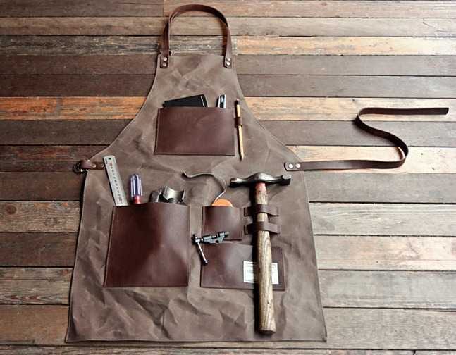 Gentleman's Apron Filled With Tools