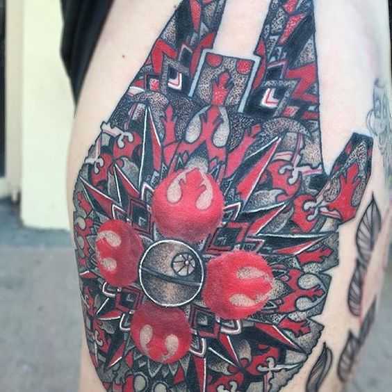 Best Star Wars Tattoos Millennium Falcon