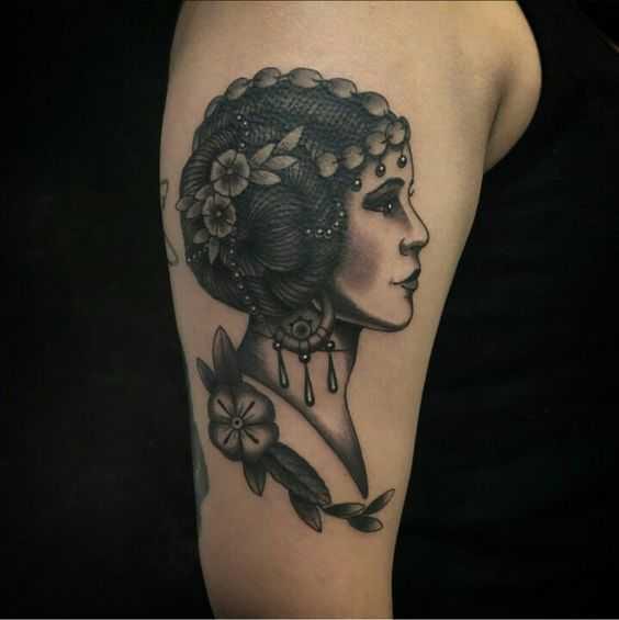 Best Star Wars Tattoo Princess Leah