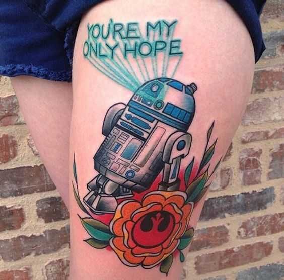 Best Star Wars Tattoos R2 D2