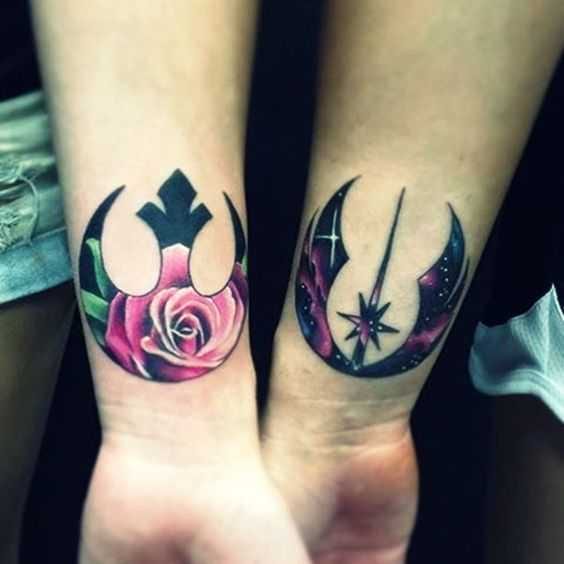Best Star Wars Tattoos Empire Vs Rebellion