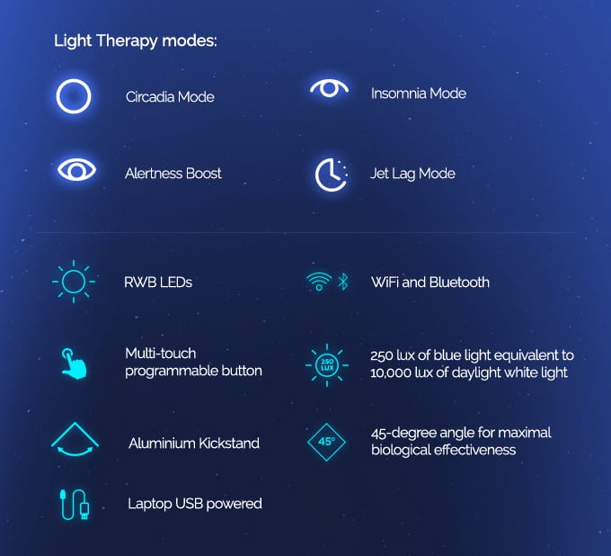 Circadia Lamp System Settings