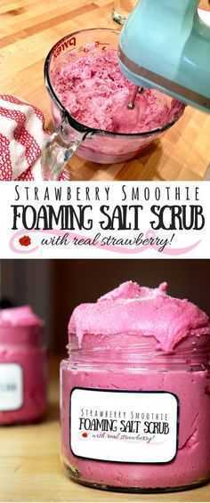 Diy Strawberrysoapscrub