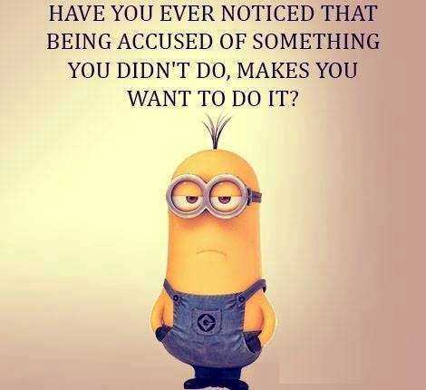 Minion Accusedofcheating