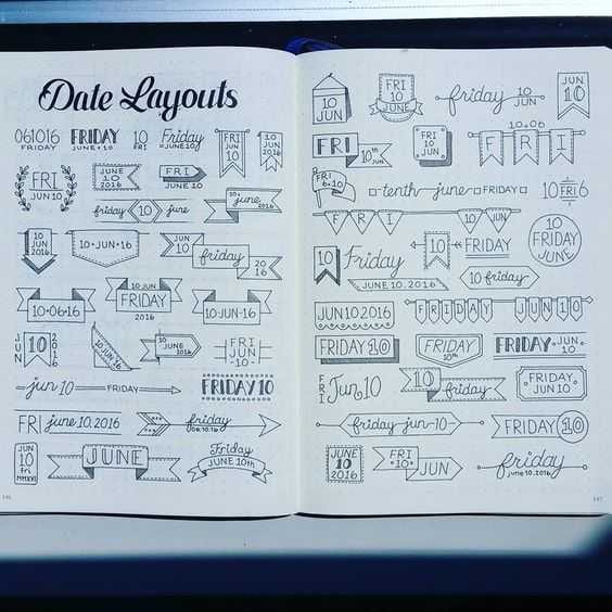 Diy Date Layout