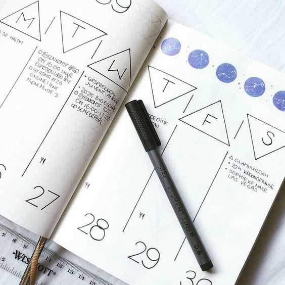 Bullet Journal Ideas Header Ideas For Dates