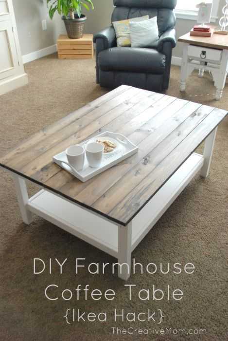 Ikea Hacks Farmhouse Coffee Table