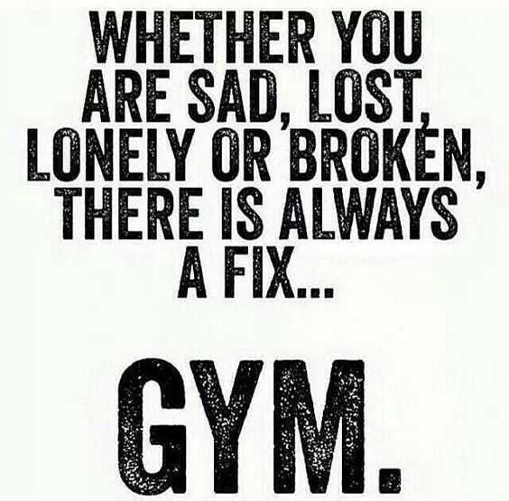 Inspirational Gym Day Quotes Gym Is A Fix