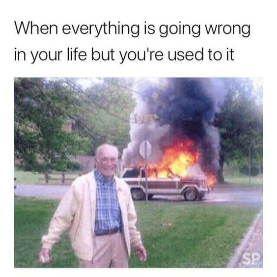 Being An Adult Memes Things Going Wrong
