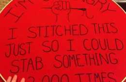 Funny Meme Stitched