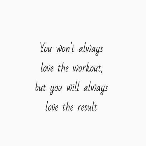 Gym Day Quotes Loving Results