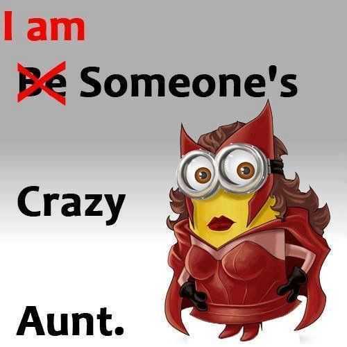 Funny Minions Meme Clean Crazy Aunt