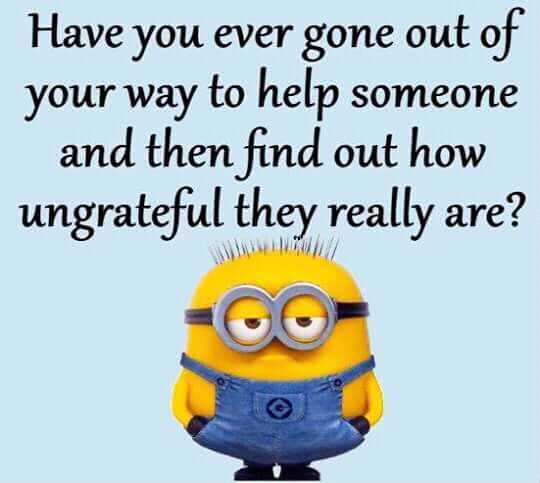 Funny Minion Memes Clean Ungrateful People