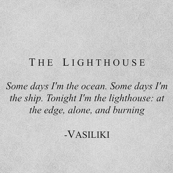 Poetic Quotes Lighthouse