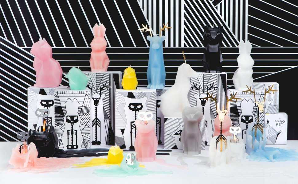 Skeleton Candle Animals