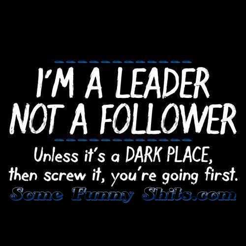 Funny Quotes About Life In General Can't Always Be A Leader