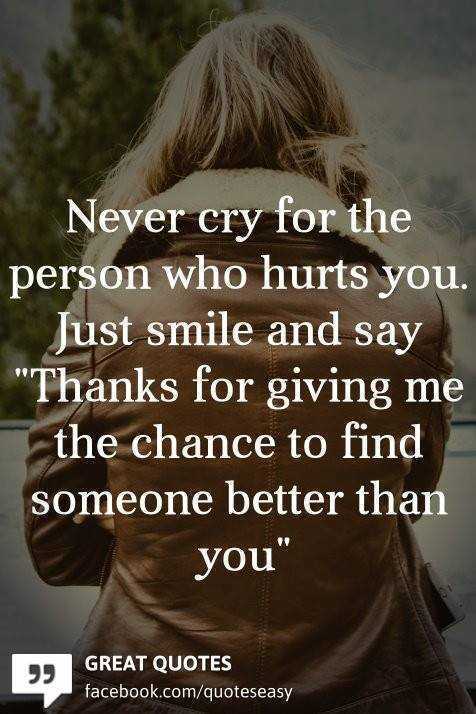 Inspirational Life Quotes Never Cry