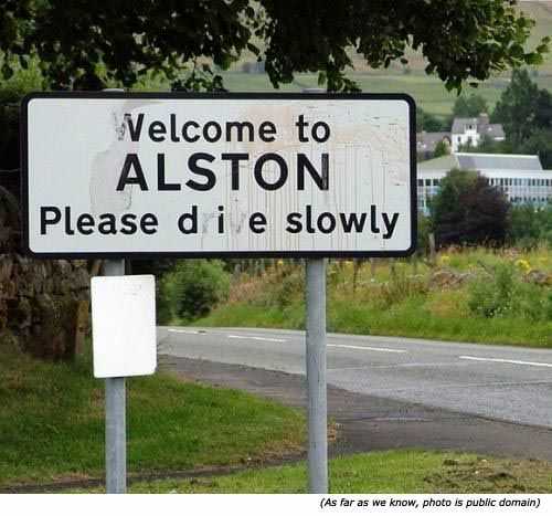 Funny Signs Die Slowly