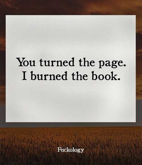 Funny Quote For Life Turning The Page