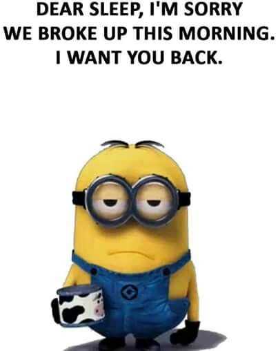 Great Minion Quotes Sleep