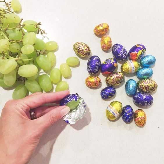 Funny April Fool's Ideas  Grape Instead Of Chocolates